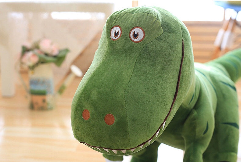 Large Plush Green Dinosaur Toy - 40cm