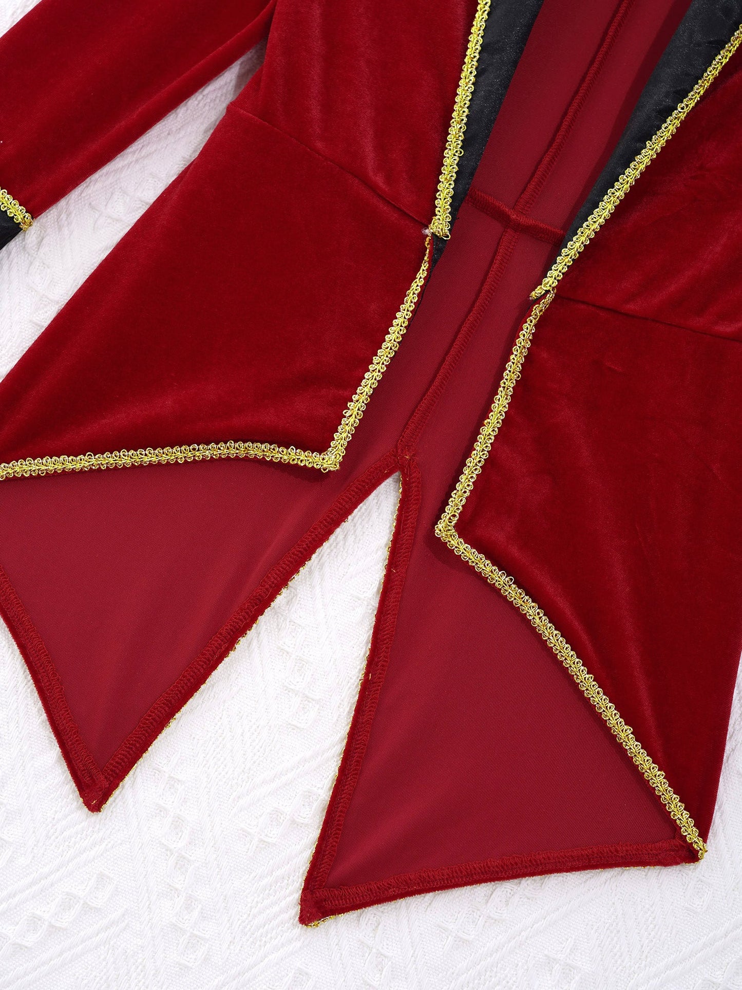 Kids Circus Ringmaster Jacket Long Sleeves Tuxedo Coat (Age 4-16 YRS)