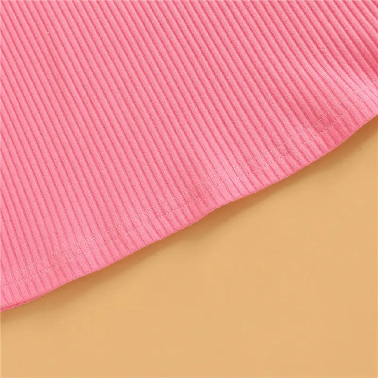 Girls Pink “Babe” Ribbed Dress (Age 24M-6YRS)