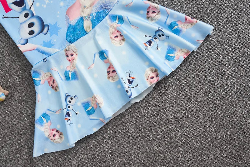 Girls Frozen Swimsuit Dress (Age 12M-10 YRS)