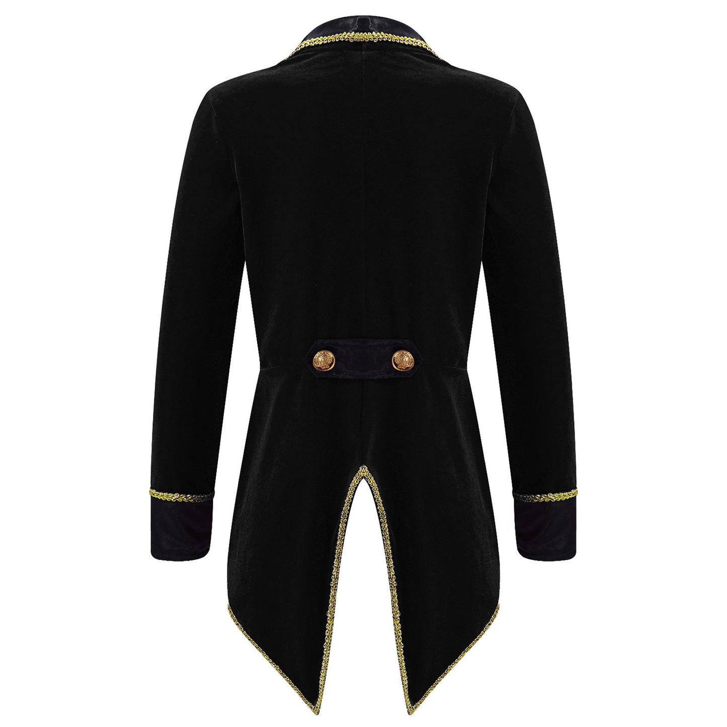Kids Circus Ringmaster Jacket Long Sleeves Tuxedo Coat (Age 4-16 YRS)