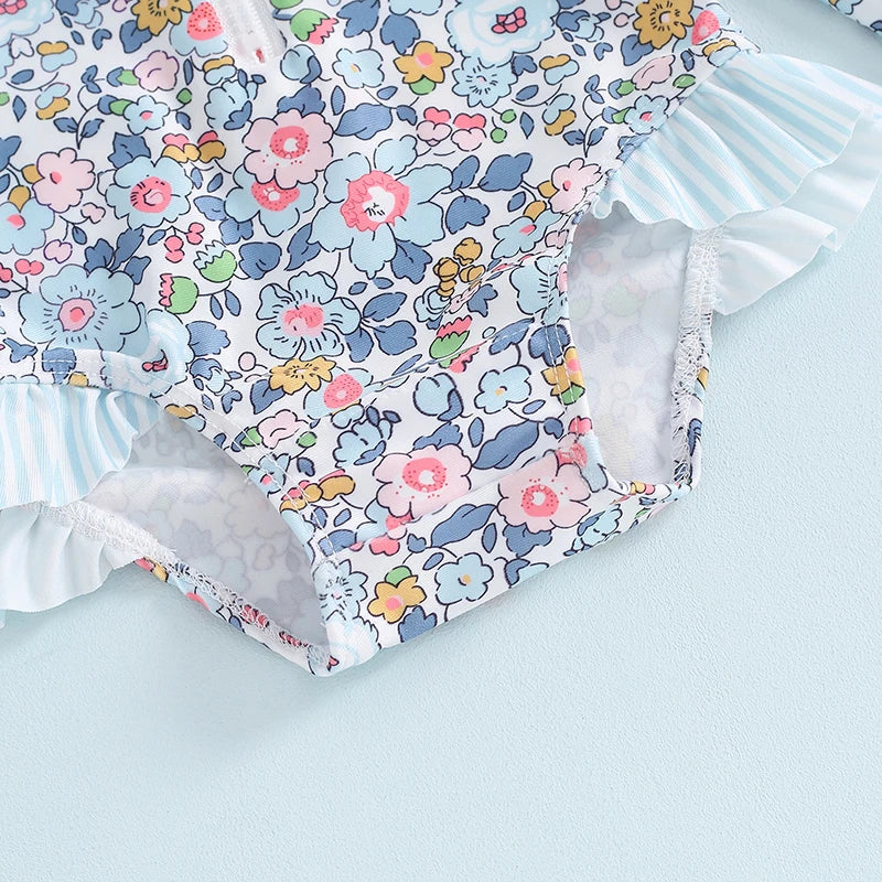 Baby Girls Swimsuits & Hats (Age 6M-3 YRS)