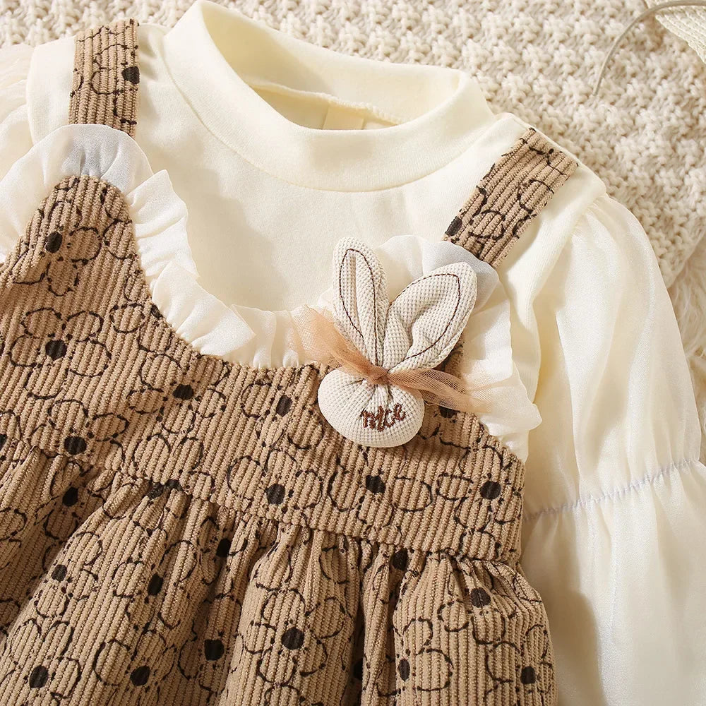 Baby Girls Bunny Dress (Age 9M-3 YRS)