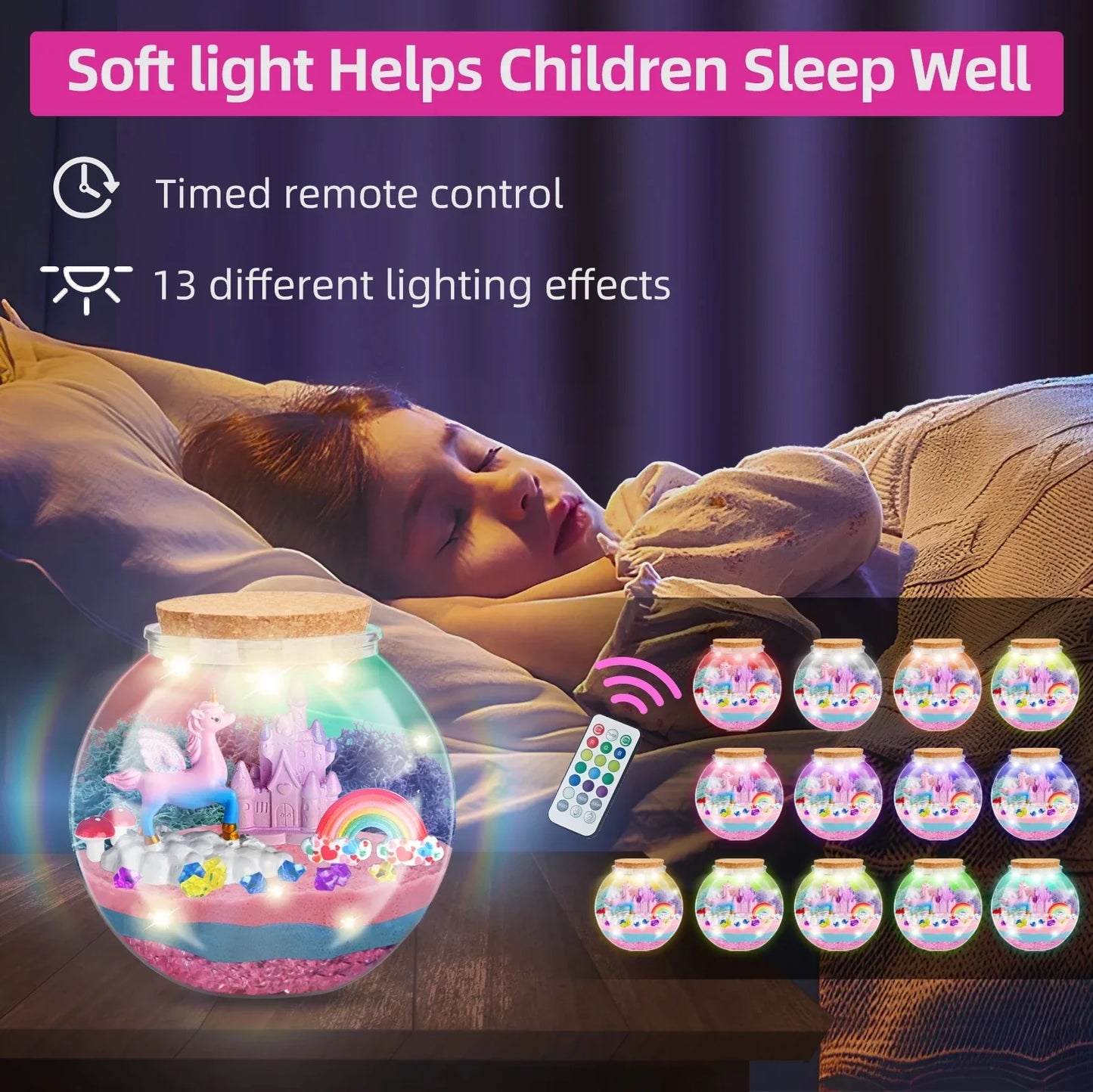 Unicorn Craft DIY Light Up Night Light