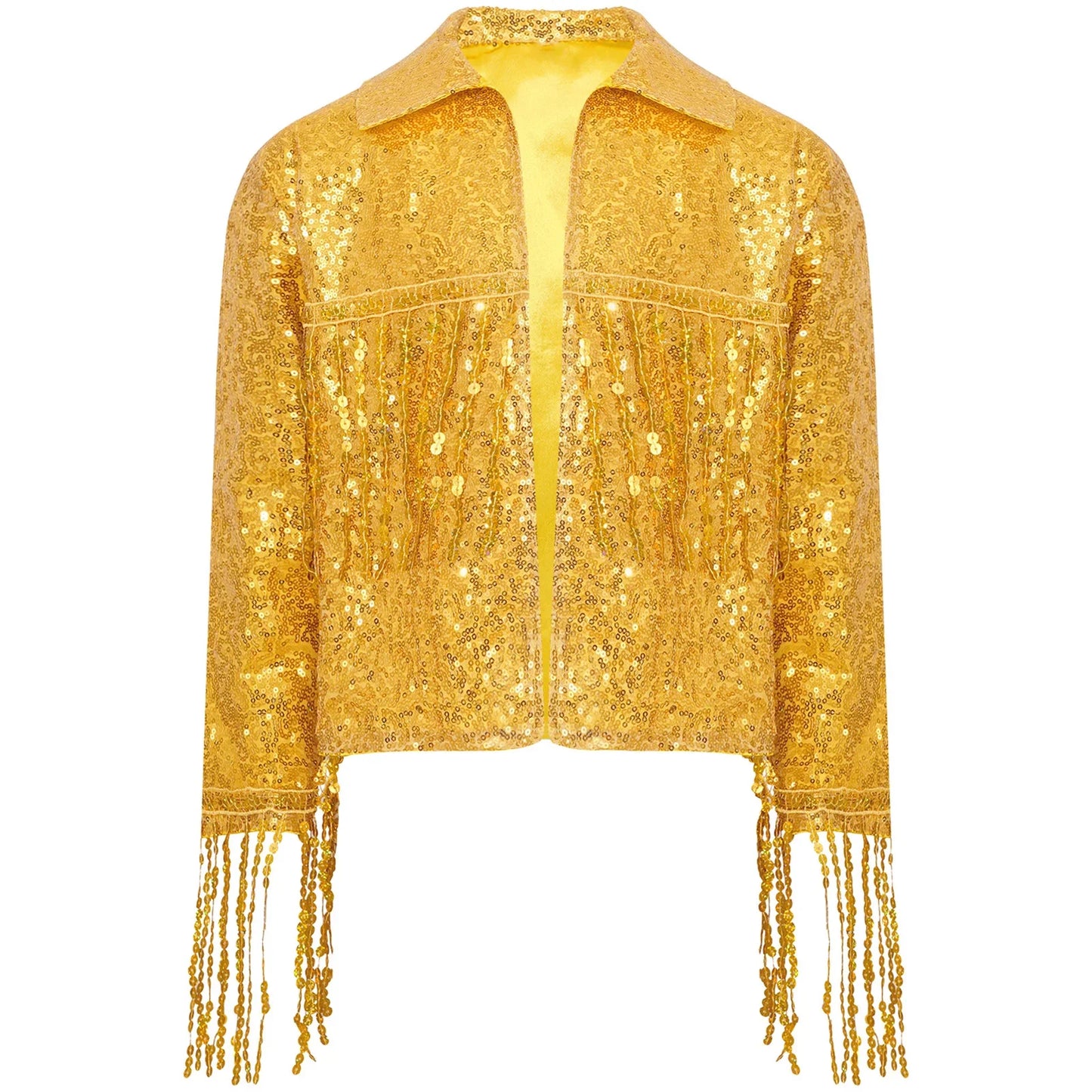 Girls Sparkly Sequin Tassel Jacket (Age 6-14YRS)