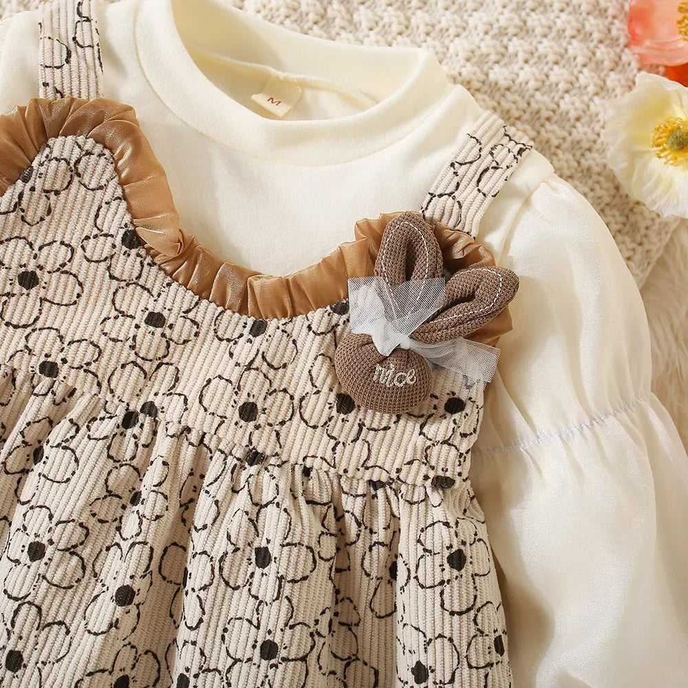 Baby Girls Bunny Dress (Age 9M-3 YRS)