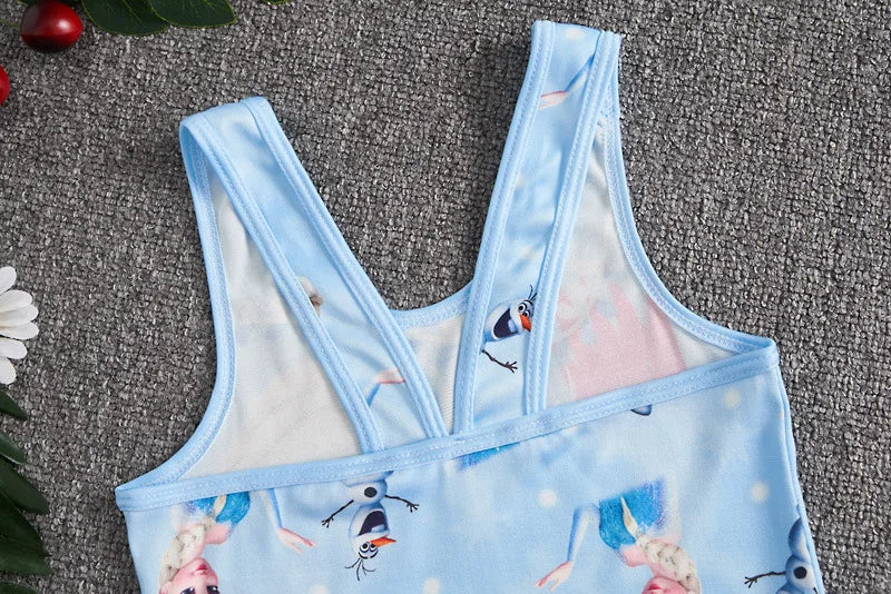 Girls Frozen Swimsuit Dress (Age 12M-10 YRS)