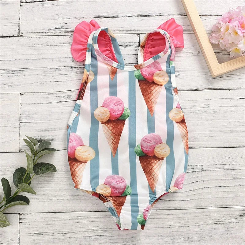 Baby/Toddler Girls One-Piece Swimwear (Age 6M-5 YRS)
