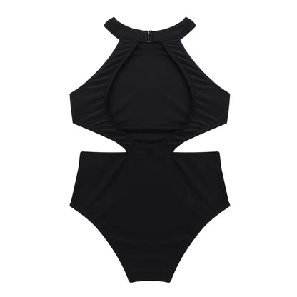 Girls Ballet Dance Halter Leotard (Age 5-12YRS)