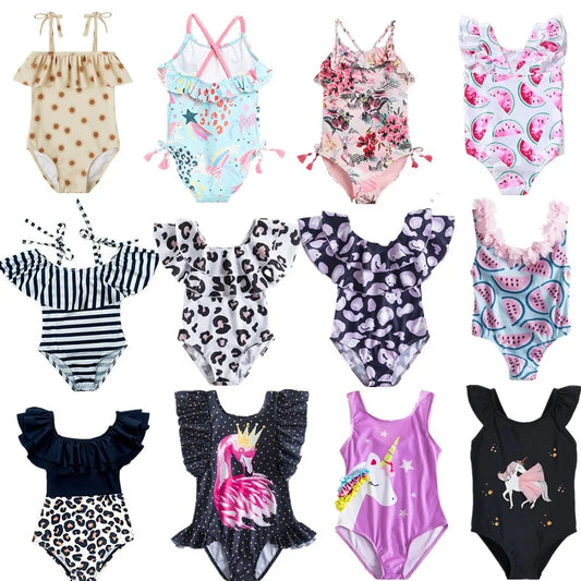 Baby/Toddler Girls One-Piece Swimwear (Age 6M-5 YRS)