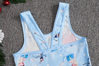 Girls Frozen Swimsuit Dress (Age 12M-10 YRS)